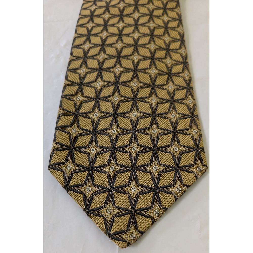 ROBERT TALBOTT Best Class Nordstrom Hand Sewn Intricate Geometric 57x3.75